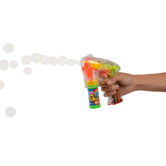 Flashing Bubble Gun/6 Per Pk - 6 Count