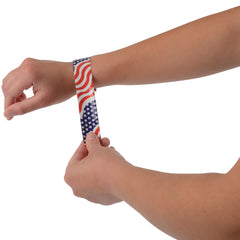 Patriotic Slap Bracelets/6 Per Pkg - 6 Count