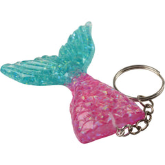 Mermaid Tail Keychains/8 Per Pkg - 8 Count