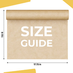 17.75" x 110' Kraft Paper Roll | Natural