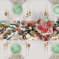 12 Oz. Mint/Gold Petal Bowls | 120 Count