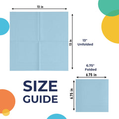 Unleashed - Light Blue Luncheon Napkins - 50 Ct.
