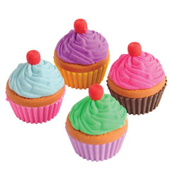 Cupcake Erasers - 12 Count