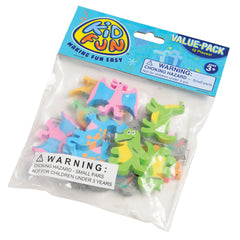 Dino Erasers - 12 Count