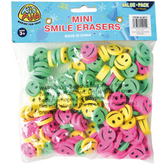 Mini Smile Erasers (Sold By Gross)