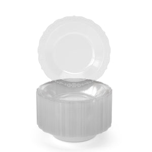 12 Oz. Clear Victorian Design Bowls | 20 Count