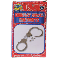 Economy Metal Handcuffs - 1 Count
