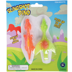 Slingshot Dinosaurs/2 Per Pkg / 12 Per Pk - 12 Count