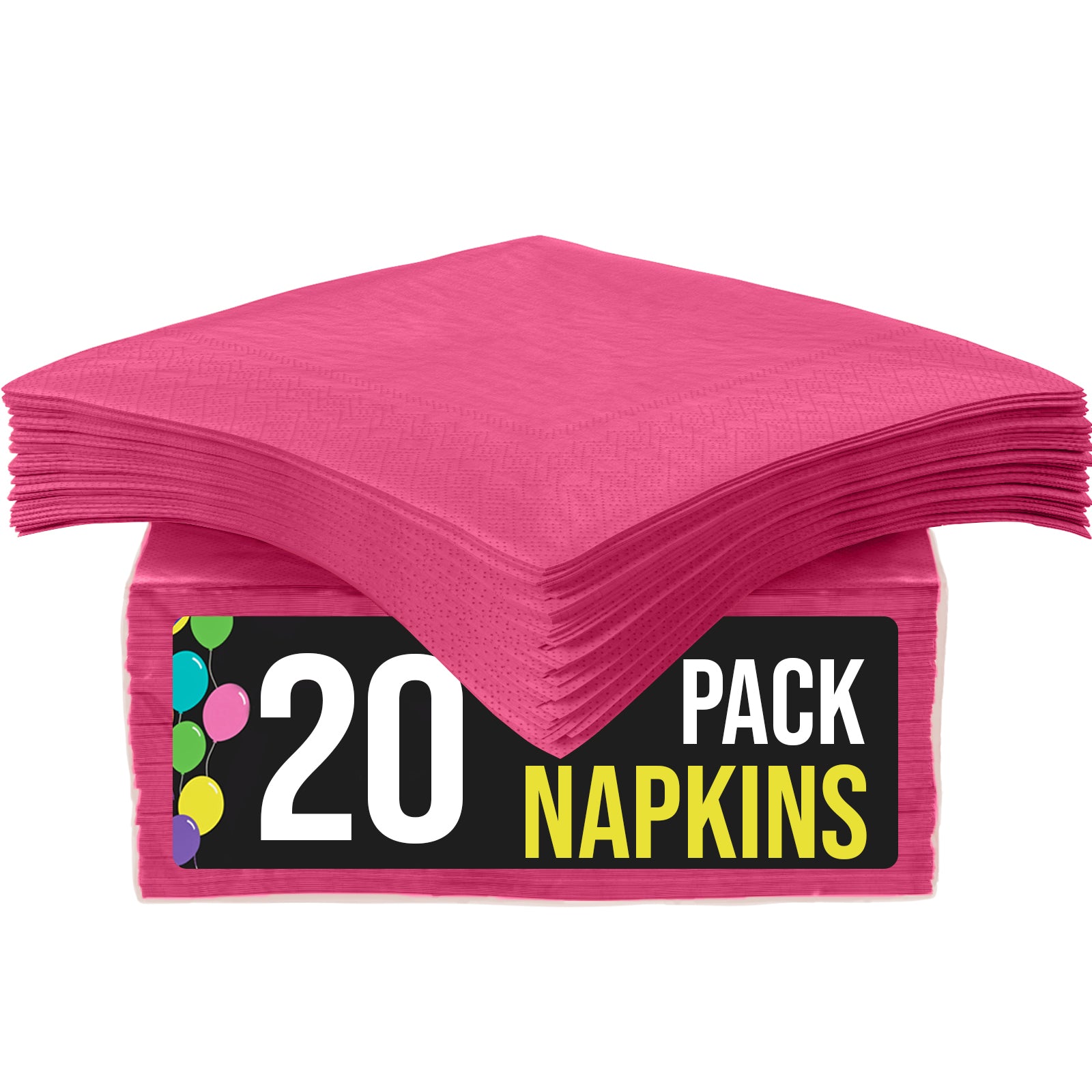 Cerise Luncheon Napkins | 20 Count