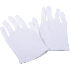 Adult Size White Gloves/1 Pair - 1 pair Count