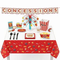 134 Pcs Movie Night Party Kit - For 8 Guests