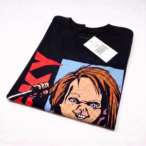 Chucky "Walking with Knife" Halloween T-Shirt - Adult L