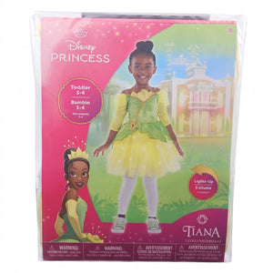 Disney Princess Tiana LED Light-Up Halloween Costume for Girls - Toddler (3-4)