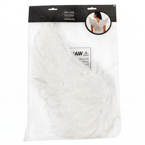 Mystical White Angel Wings - Halloween Accessory