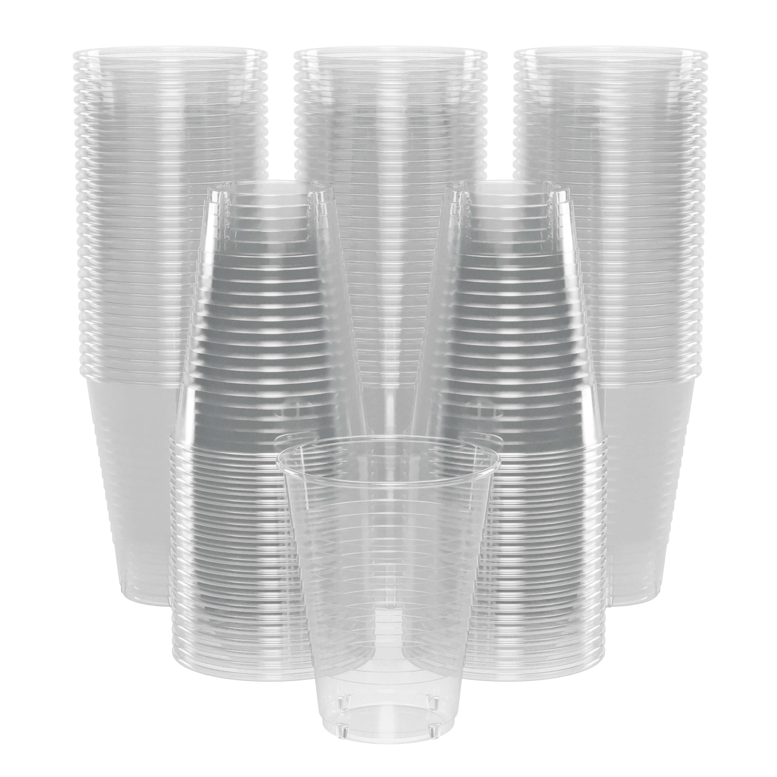 12 Oz. Clear Plastic Cups | 50 Count