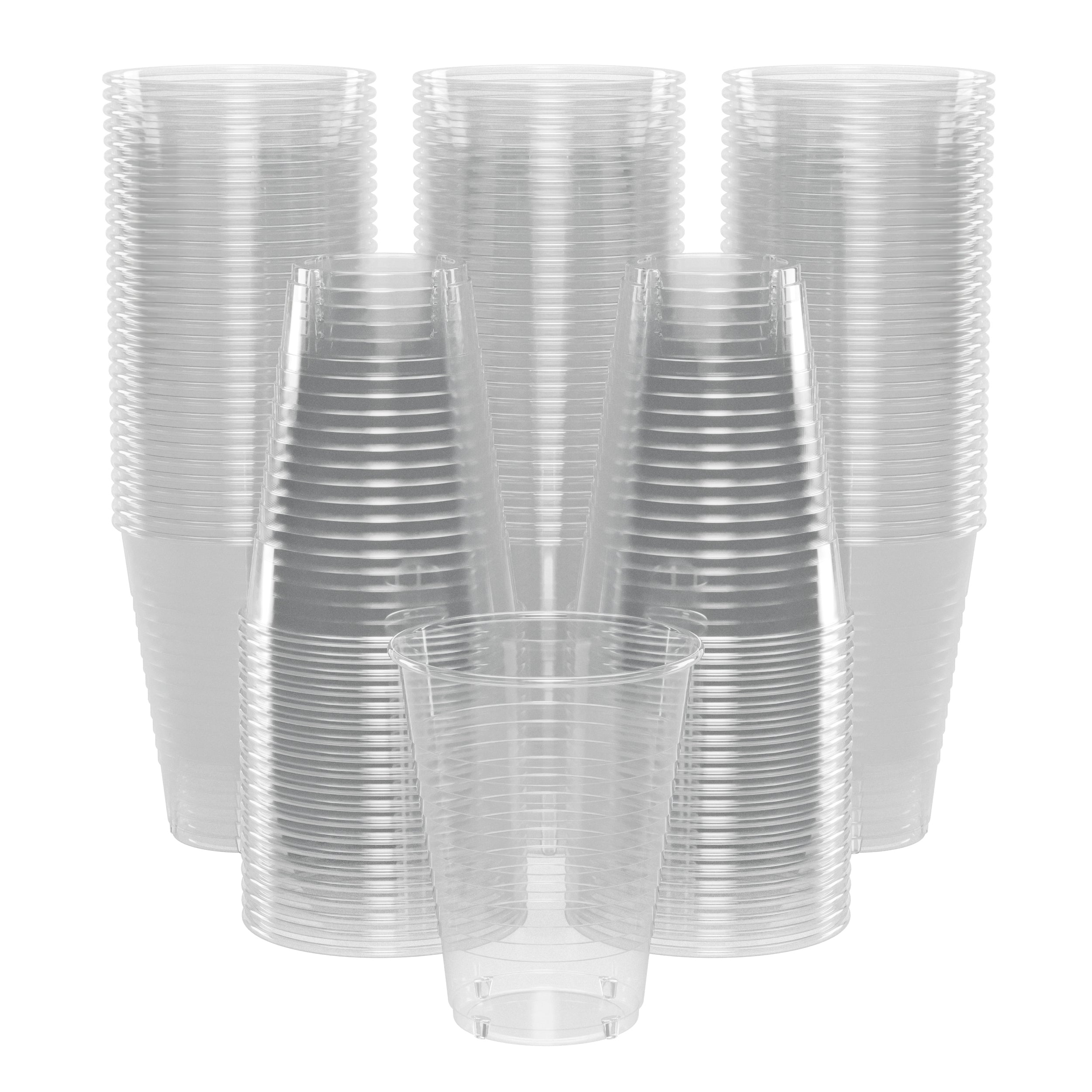 12 Oz. Clear Plastic Cups | 16 Count