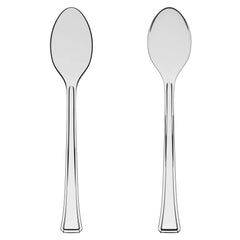 Exquisite Clear Plastic Tasting Spoons | 500 Count