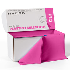 54 In. x 100 Ft. Cut To Size Table Roll | Cerise | Case of 6