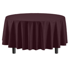 Round Brown Table Cover