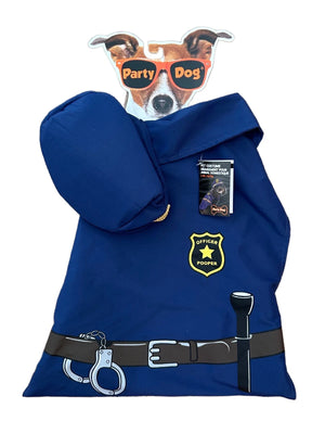 Police Officer Pet Costume - L/XL (21" - 27")