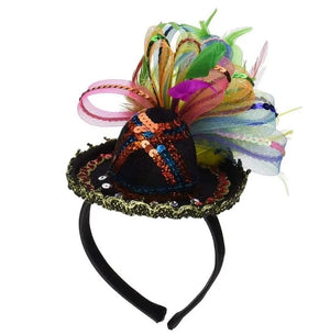 Mini Fiesta Sombrero Hat Headband