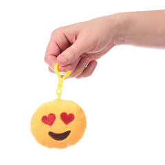 Emoji Clip Plush - 12 Count