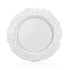 7 Inch and 10 Inch Leaf Plate Combo 15|15 - Pearl White