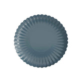 8.5 In. Scalloped Paper Plates - Slate Blue | 10 Count