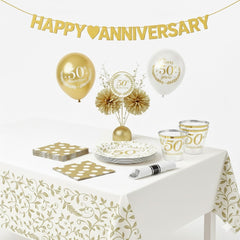 50th Anniversary Party Kit - For 8 Guests