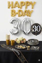 30th Birthday Party Mid Kit - For 8 Guests