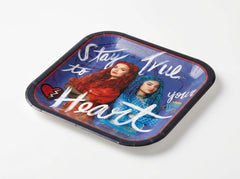 Disney Descendants 4 Square Paper Plates, 9-Inch, 8-Pack