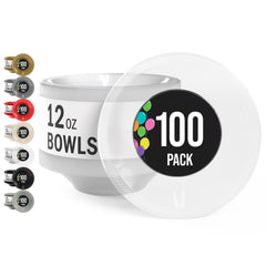 12 Oz. Clear Plastic Bowls | 100 Count
