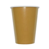 9 Oz. Gold Paper Cups | 24 Count