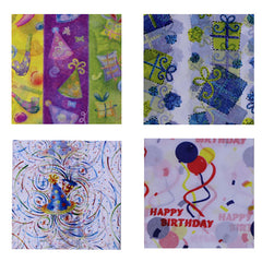 Assorted Birthday Design Tissue Paper (48)