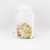 Iridescent White Organza Pouch (12)