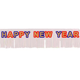 8ft. Happy New Year Fringe Banner