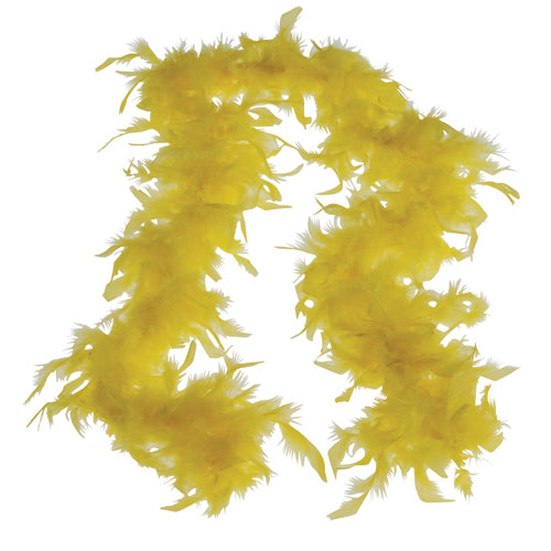 Yellow Feather Boa
