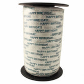 500 yd. Happy Birthday Curling Ribbon