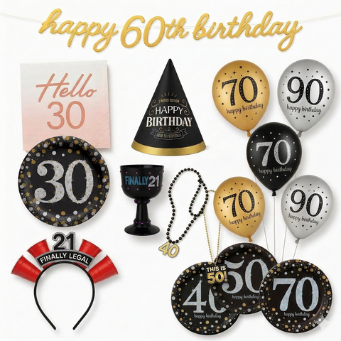 Milestone Birthday Supplies