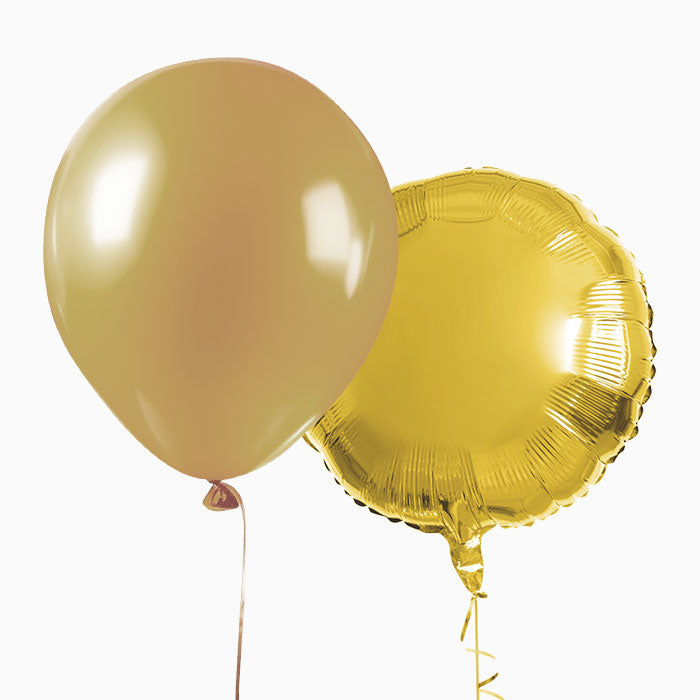 Gold Balloons Elegant Shiny Luxurious Balloon Decor For Celebrations