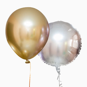 Shiny Metallic Balloon Decor