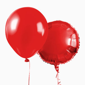 Red Balloons: Bold, Romantic & Festive Decor