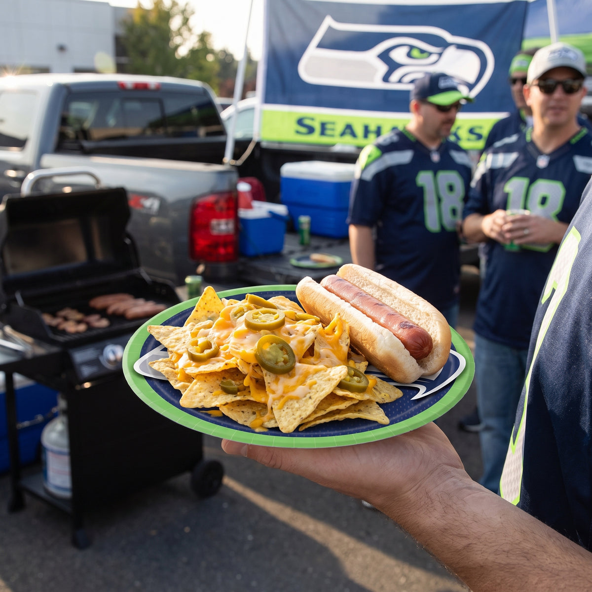 Seattle Seahawks 7" Round Paper Plates