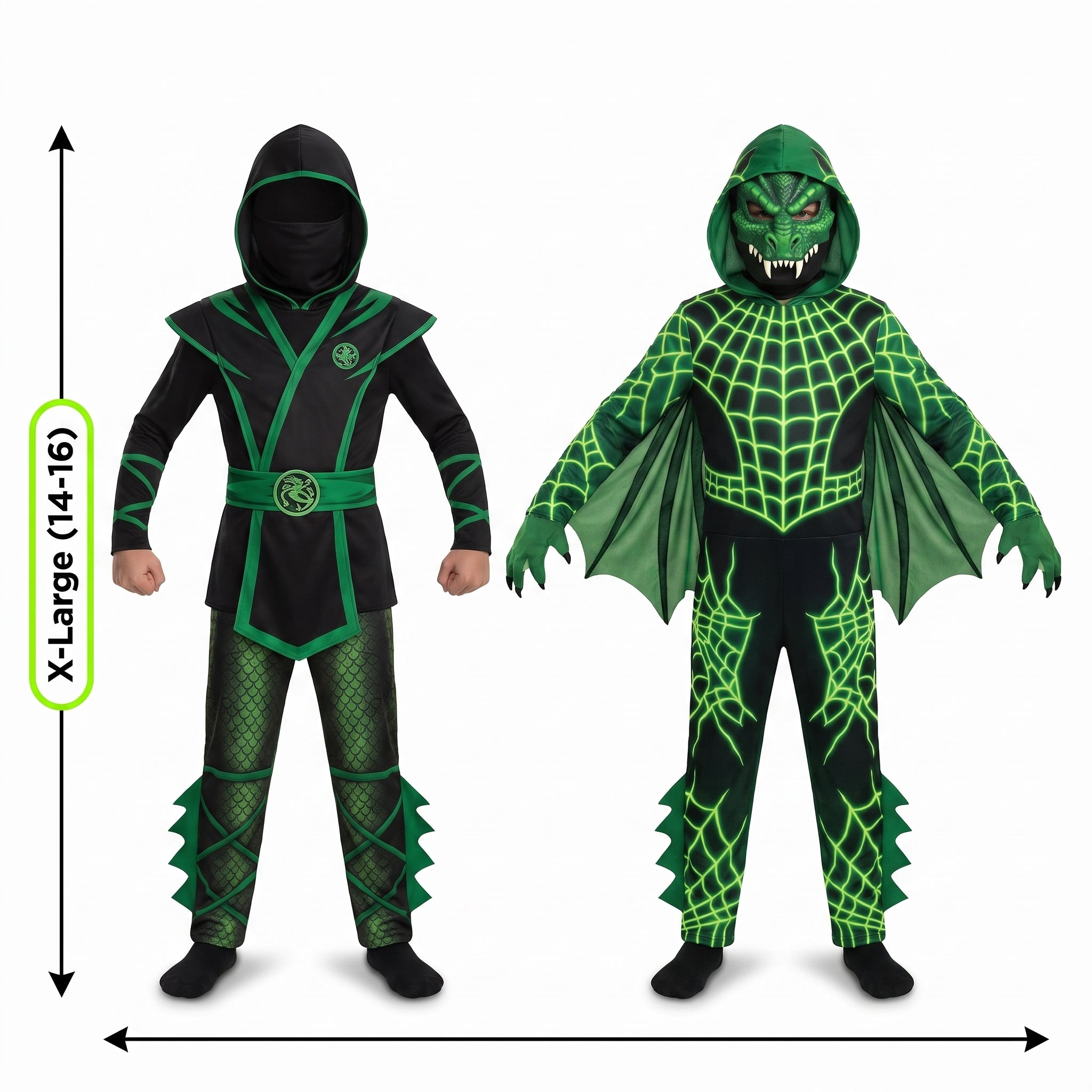 Transforming Ninja Boy Costume XL (14-16) - Halloween Special