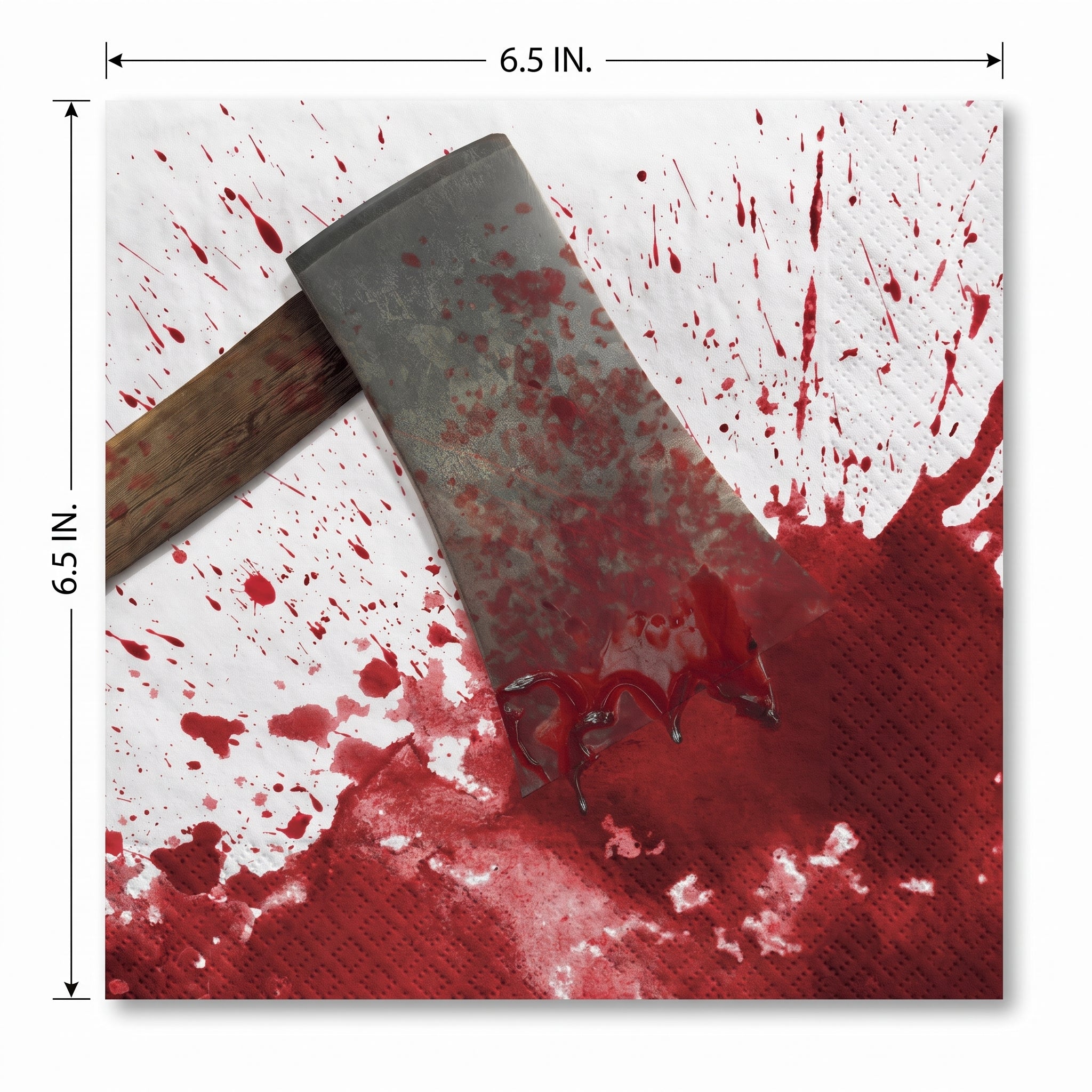 Get Axed Halloween Lunch Napkins - 6.5 In. X 6.5 In.