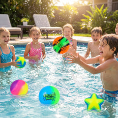 Vibrant Summer Splash Balls - 24 Pack