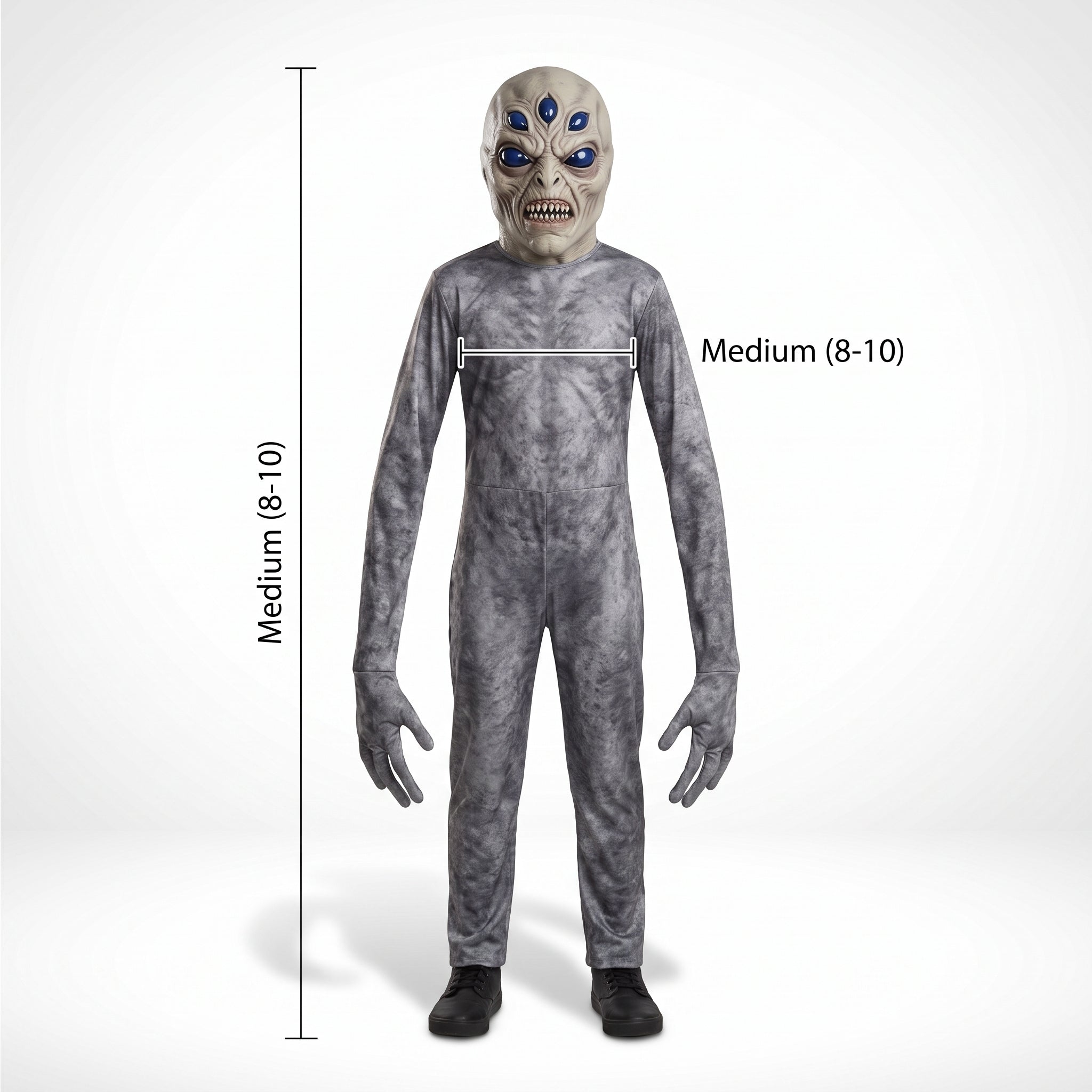 Kids' Alien Intruder Halloween Costume with Mask