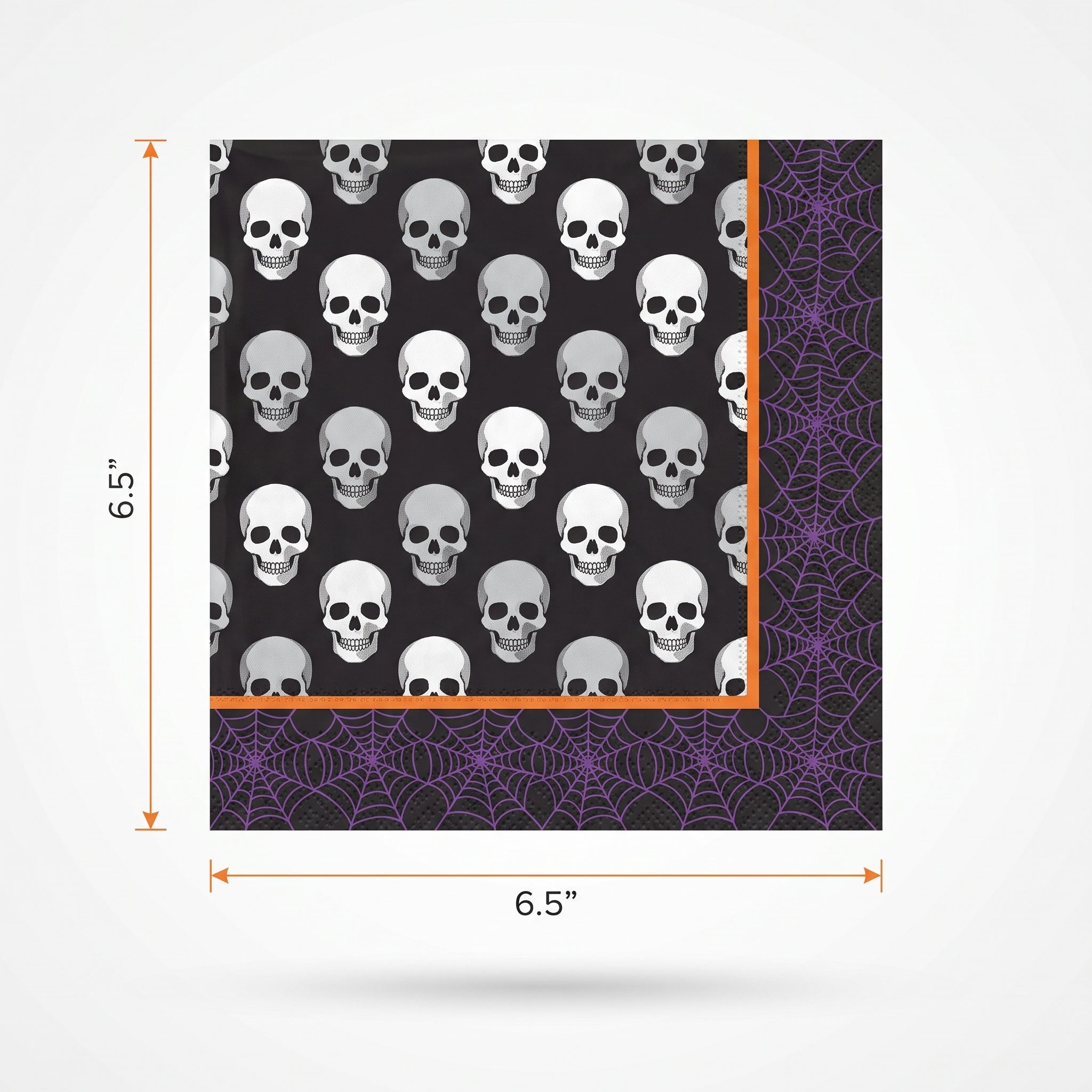 Wicked Hauntings Halloween Lunch Napkins - 6.5 In. x 6.5 In.