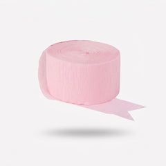 Blush Crepe Streamer - 81 ft.