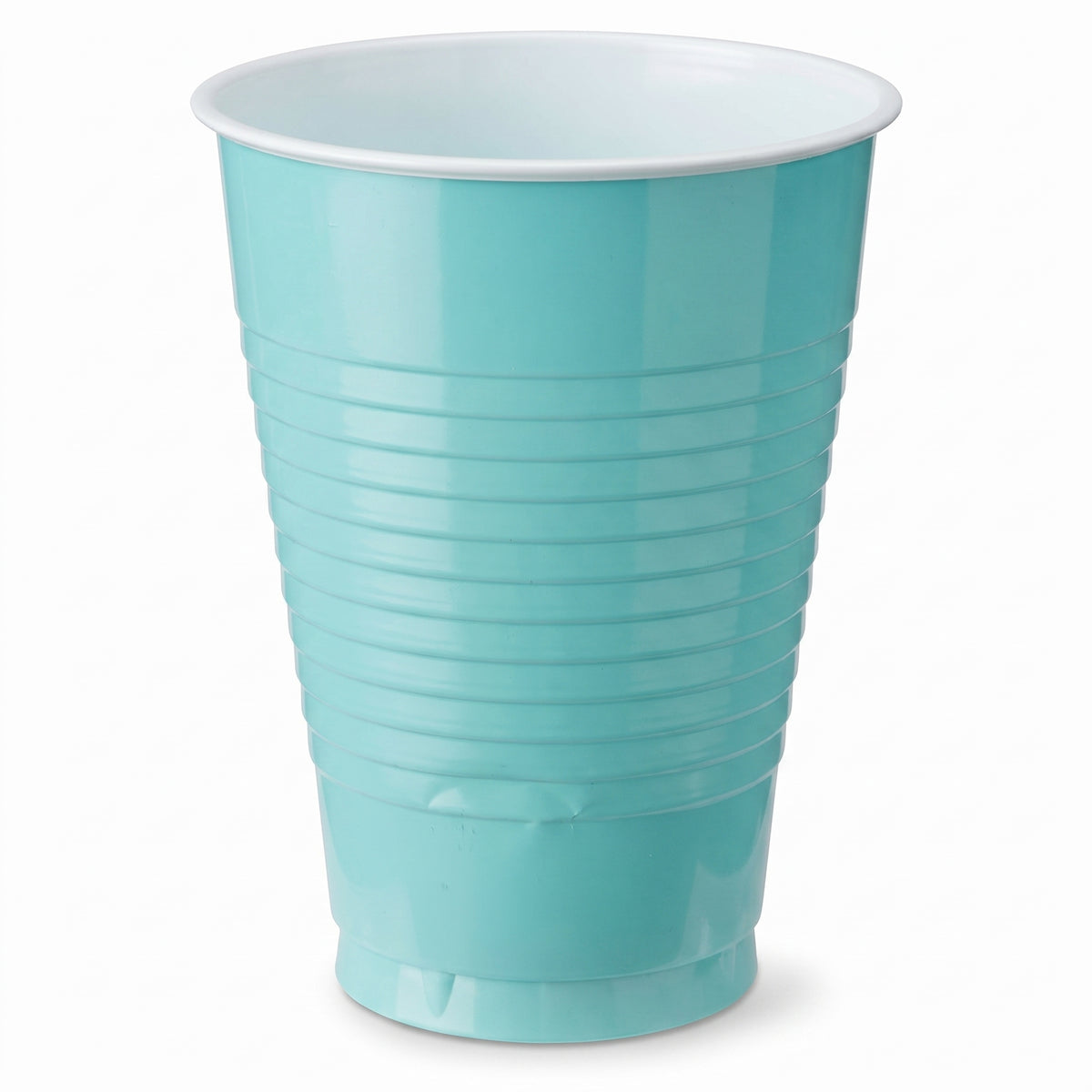 Robin's Egg Blue 12oz Plastic Cups - 50 Pack
